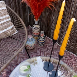 Outlet Outdoor Vloerkleed Zigzag Red 160x230cm Kasten|Tuinmeubelen