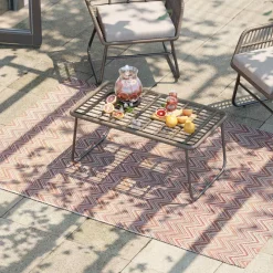 Outlet Outdoor Vloerkleed Zigzag Red 160x230cm Kasten|Tuinmeubelen