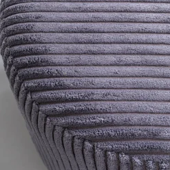 Hot Poef Cherry Grey Cord Brass 35cm Poefs & Krukken|Kasten