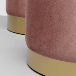 Hot Poef Cherry Storage Mauve Brass (2/set) Poefs & Krukken|Kasten