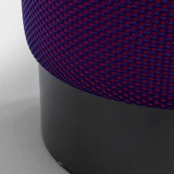 Shop Poef Jody Purple Mesh Black Poefs & Krukken|Kasten