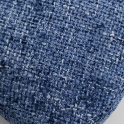 New Poef Lovely Blauw 36x34cm Poefs & Krukken|Kasten