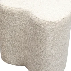 Online Poef Lovely Cream 36x34cm Poefs & Krukken|Kasten