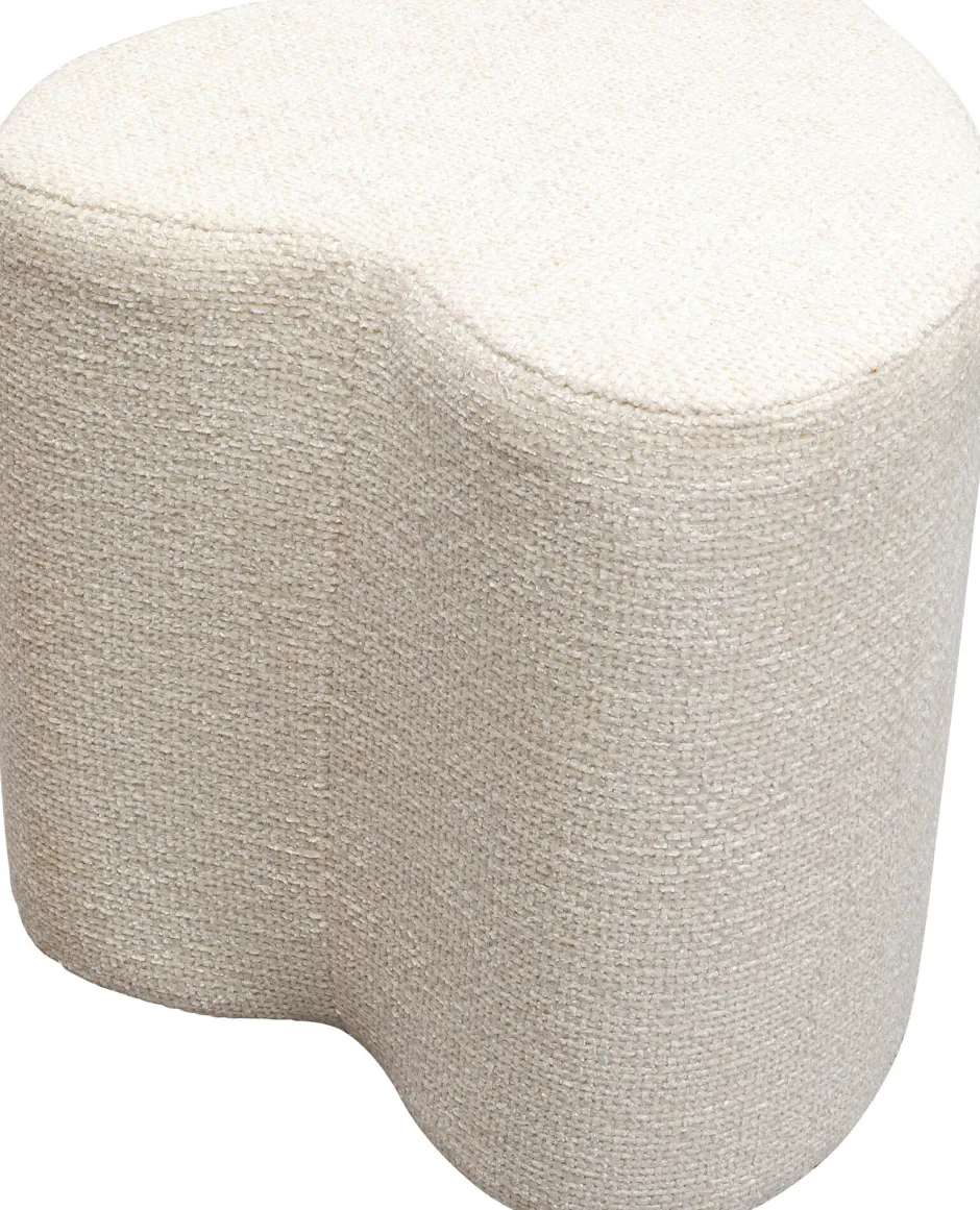 Online Poef Lovely Cream 36x34cm Poefs & Krukken|Kasten