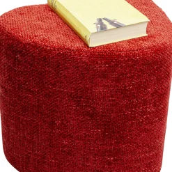 Flash Sale Poef Lovely Rood 36x34cm Poefs & Krukken|Kasten
