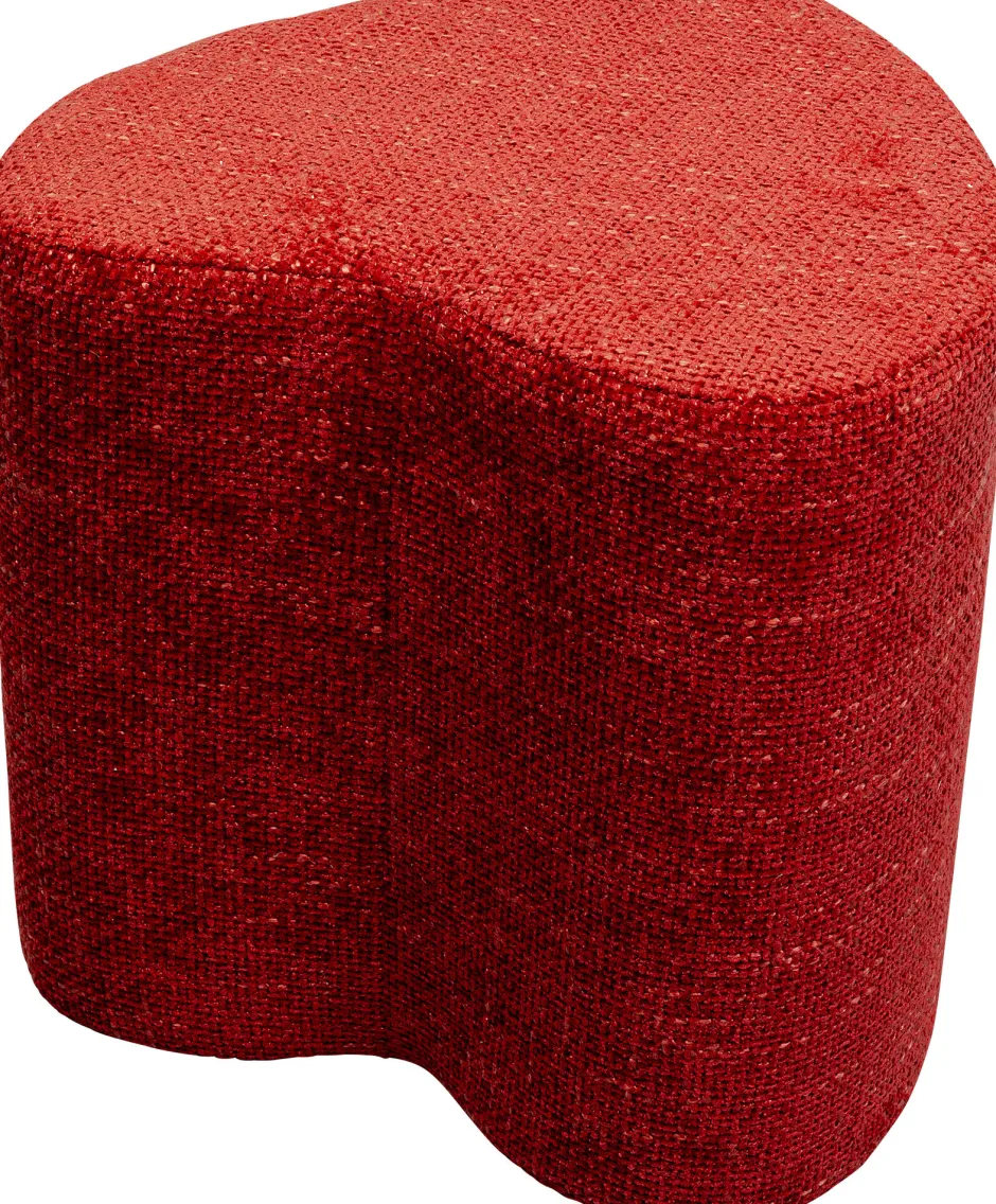 Flash Sale Poef Lovely Rood 36x34cm Poefs & Krukken|Kasten