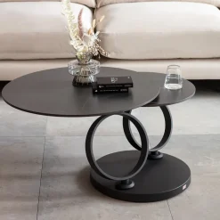 Best Salontafel Beverly Zwart Kasten|Tafels
