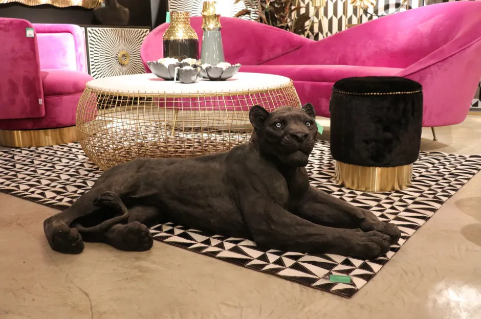 Best Salontafel Cesta Marmer Goud Ø100cm Kasten|Tafels
