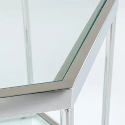 Store Salontafel Comb Zilver 45cm Tafels|Tuinmeubelen