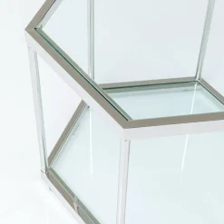 Store Salontafel Comb Zilver 45cm Tafels|Tuinmeubelen