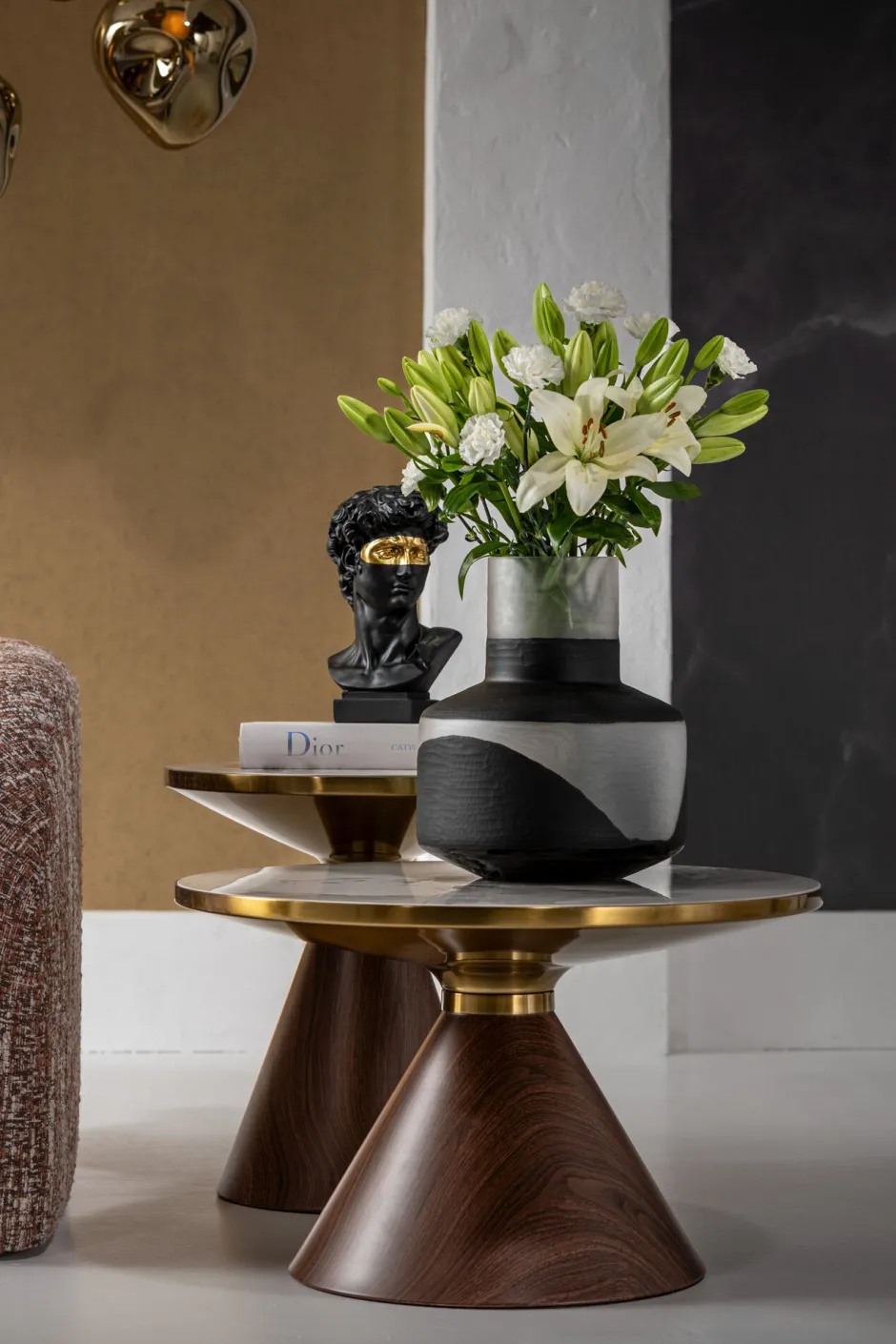 Store Salontafel Cono Ceramic 50cm Kasten|Tafels