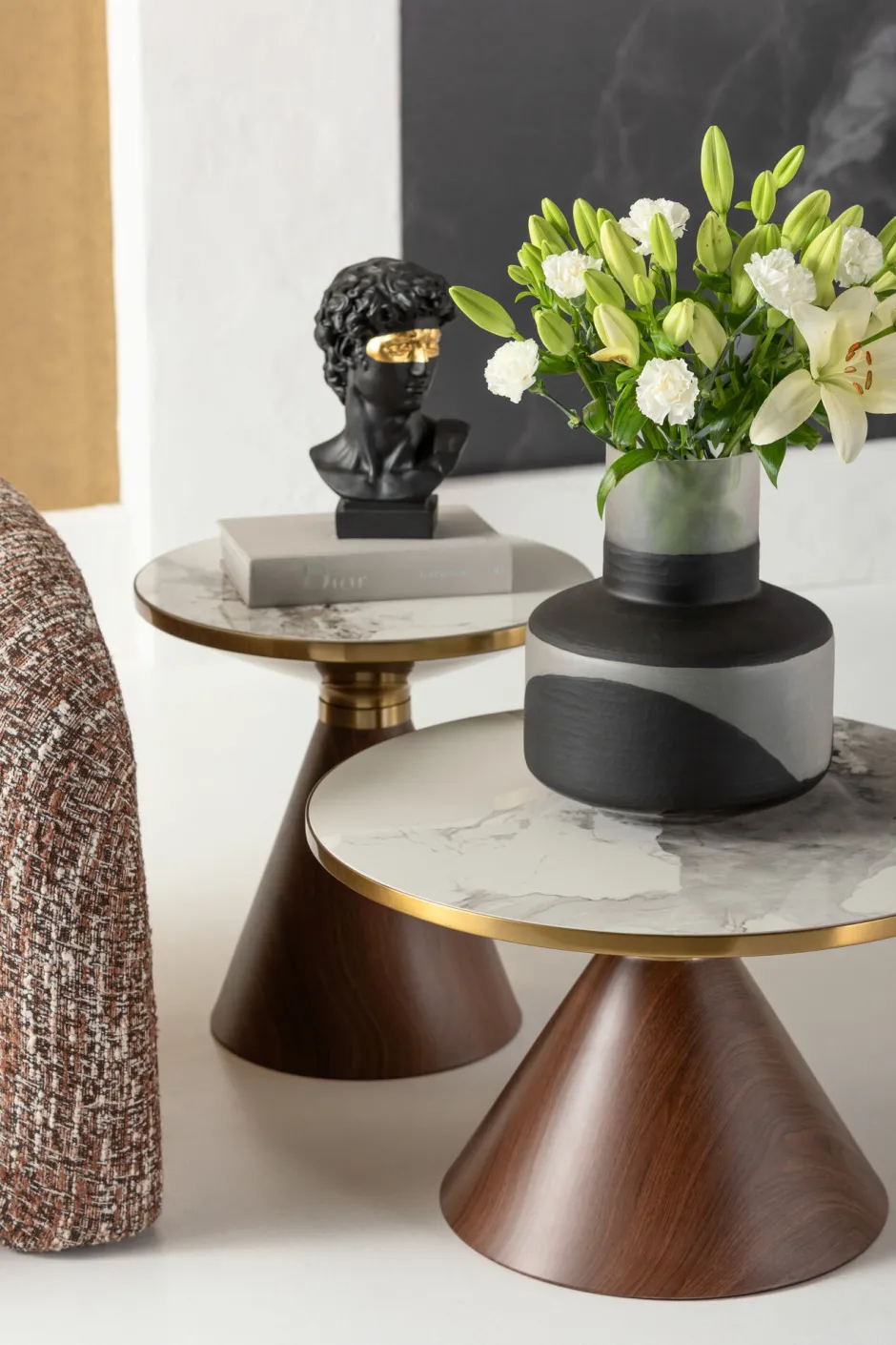 Store Salontafel Cono Ceramic 50cm Kasten|Tafels