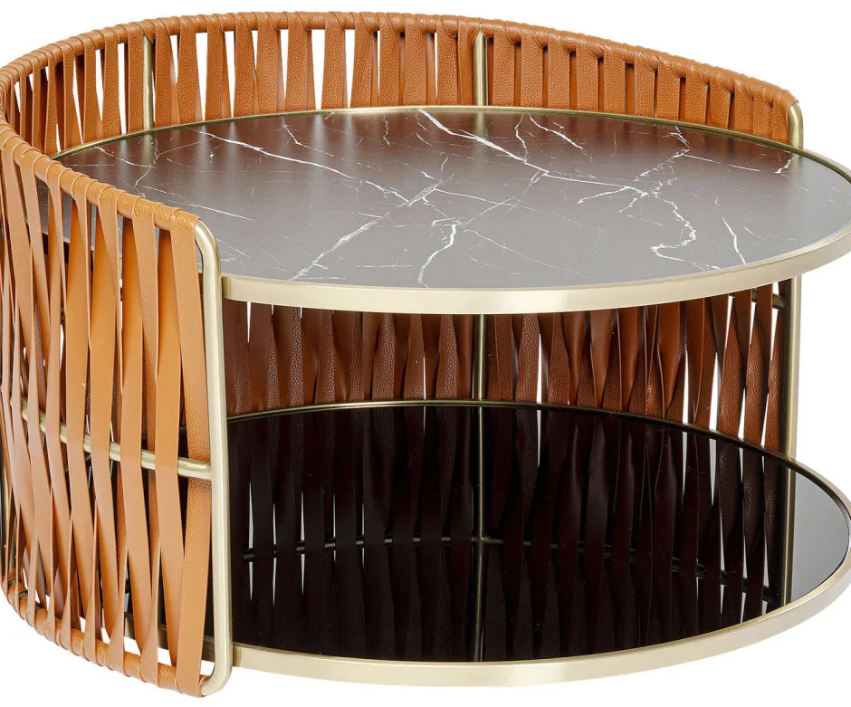 Store Salontafel Copper Ø86cm Kasten|Tafels