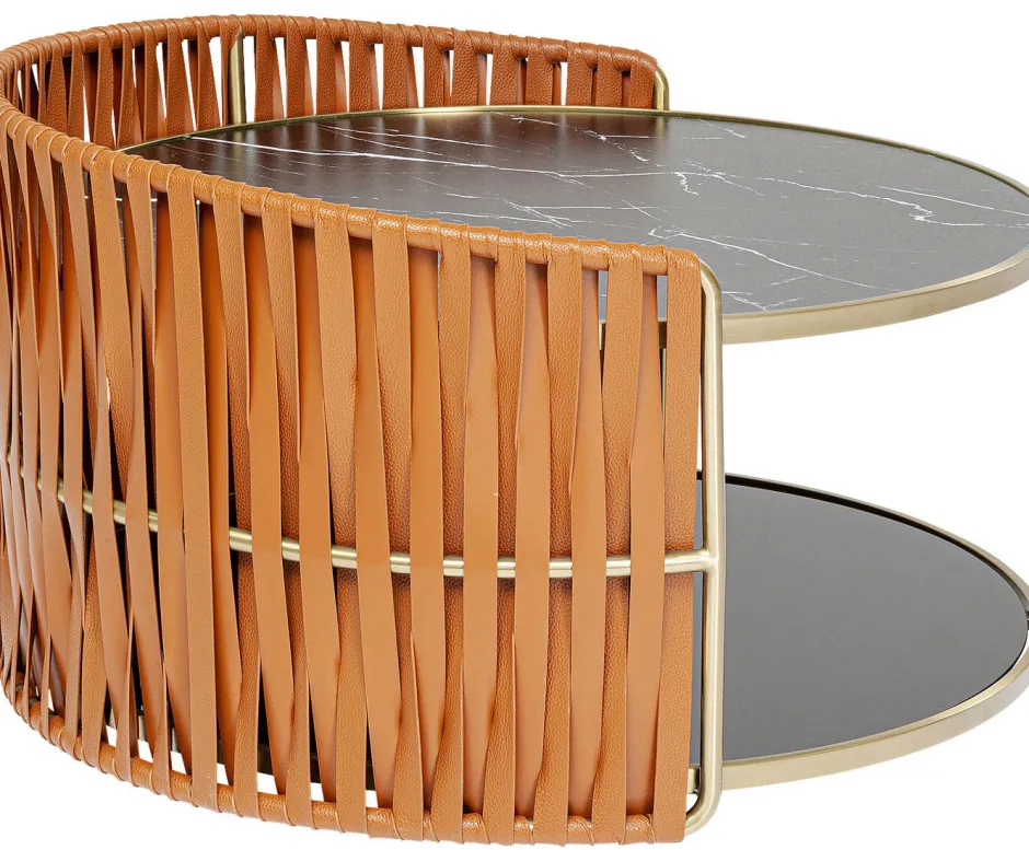 Store Salontafel Copper Ø86cm Kasten|Tafels