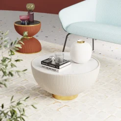Sale Salontafel Endless Vegas White 71cm Kasten|Tafels