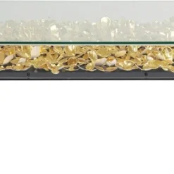 Outlet Salontafel Gold Flowers 120x60cm Kasten|Tafels