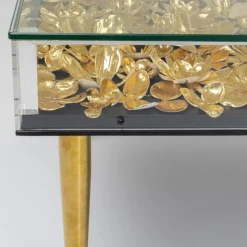 Outlet Salontafel Gold Flowers 120x60cm Kasten|Tafels