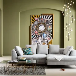 Sale Salontafel Meander Gold 140x80cm Kasten|Tuinmeubelen