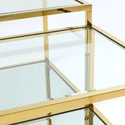 Outlet Salontafel Orion Goud (4-delig) Kasten|Tafels