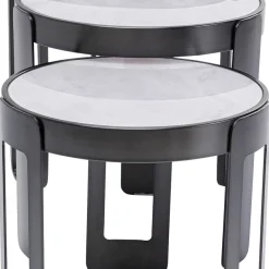 Clearance Salontafel Perelli Black (Set Van 3) Kasten|Tafels