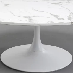 Store Salontafel Shickeria Marble White 110cm Kasten|Tafels