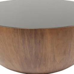 Cheap Salontafel Tear Drups Walnoot Ø80cm Kasten|Tafels