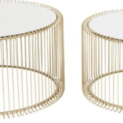 Best Salontafel Wire Messing (2-delig) Kasten|Tafels