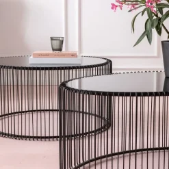 Online Salontafel Wire Uno Zwart 60x90cm Tafels|Tuinmeubelen