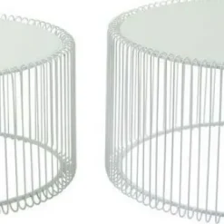 Shop Salontafel Wire Wit (2-delig) Kasten|Tuinmeubelen