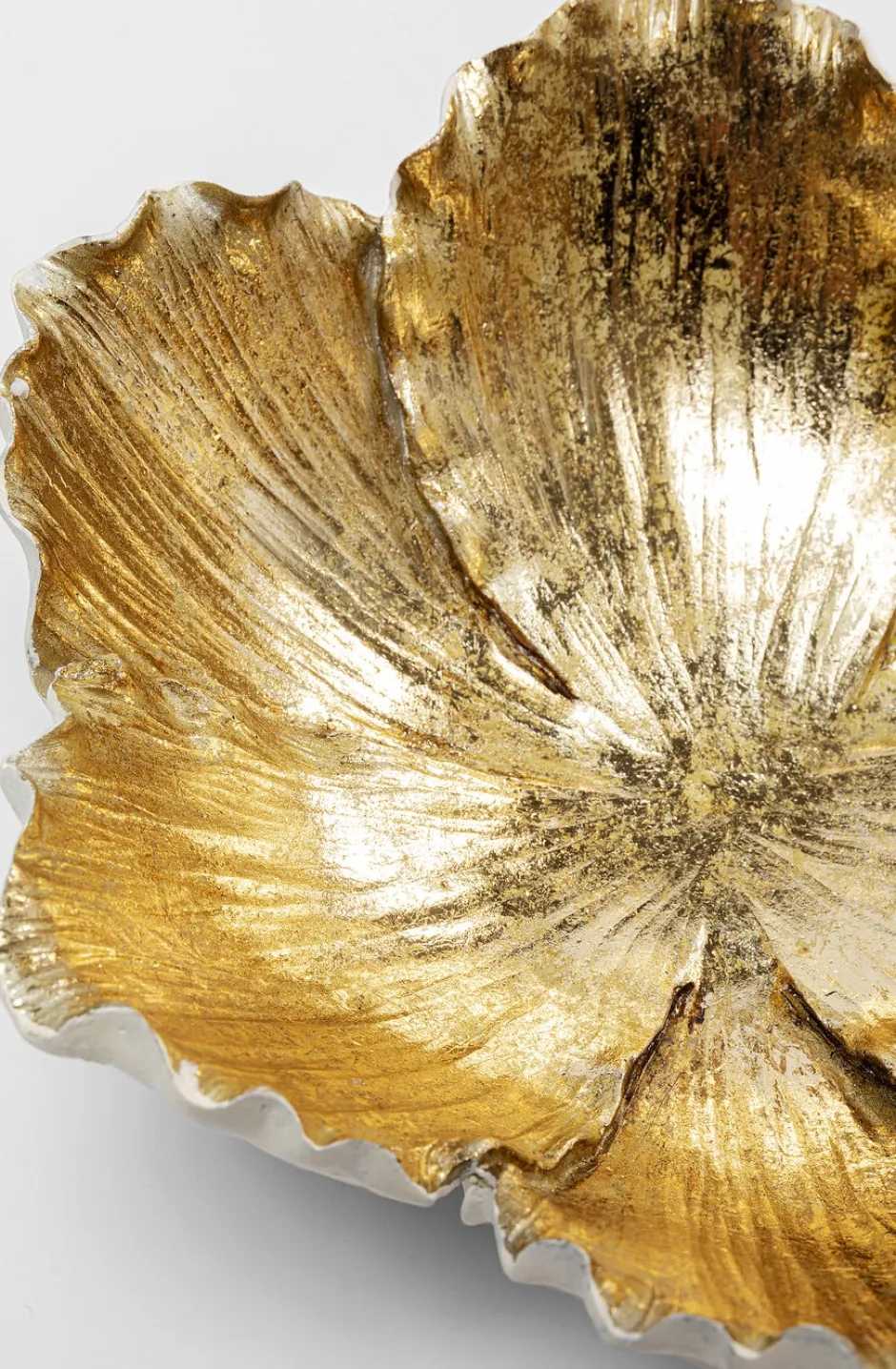 Best Sale Schaal Flower Bloom Creme Goud Ø25 Servies & Tafelaccessoires|Woondecoratie