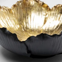Sale Schaal Flower Bloom Zwart Goud Ø25 Servies & Tafelaccessoires|Woondecoratie
