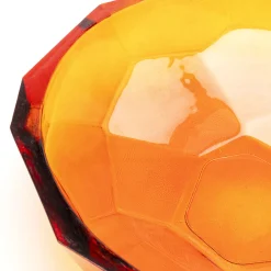Best Sale Schaal Origami Orange 34cm Servies & Tafelaccessoires|Woondecoratie