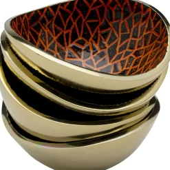 Shop Schaal Samba Colore Crackle (4/Set) Servies & Tafelaccessoires|Kasten