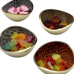 Shop Schaal Samba Colore Crackle (4/Set) Servies & Tafelaccessoires|Kasten