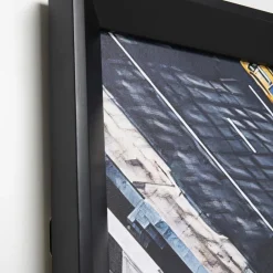 Outlet Schildeirj Met Lijst Skyline Skater 149x149cm Wanddecoratie|Kasten