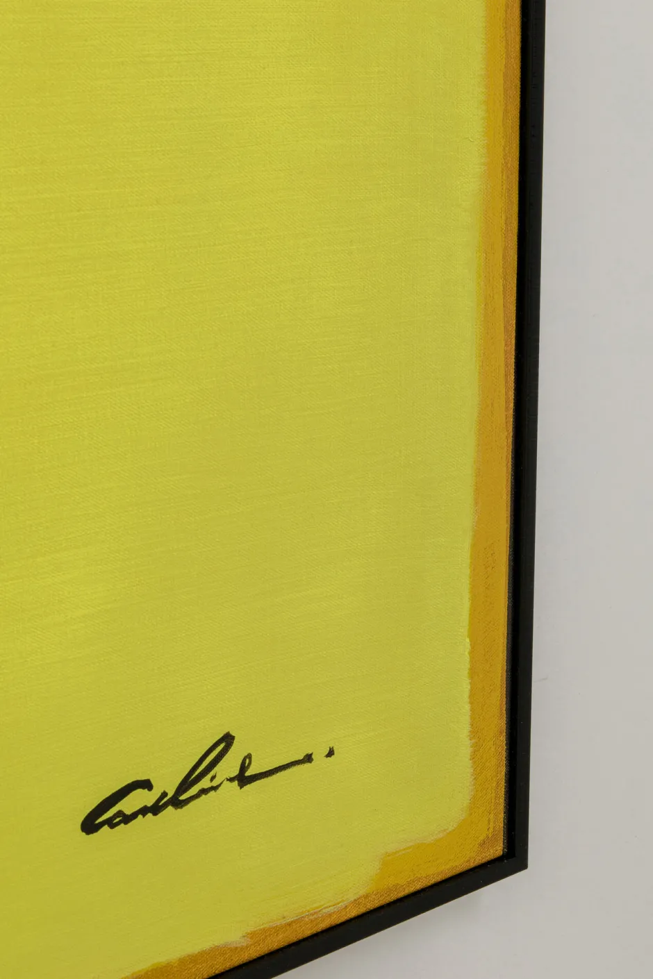 Outlet Schilderij Abstract Shapes Yellow 113x113cm Wanddecoratie|Kasten