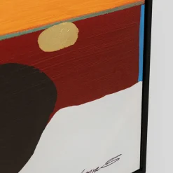 Cheap Schilderij Abstract Shapes Orange 73x143cm Wanddecoratie|Tuinmeubelen
