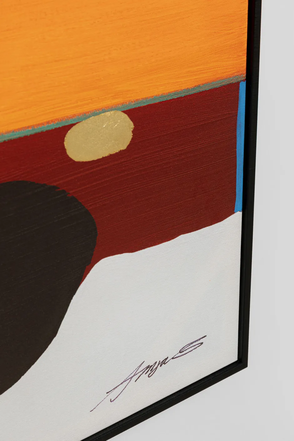 Cheap Schilderij Abstract Shapes Orange 73x143cm Wanddecoratie|Tuinmeubelen