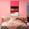 Sale Schilderij Abstract Shapes Pink 73x143cm Wanddecoratie|Tuinmeubelen