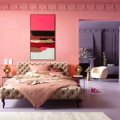 Sale Schilderij Abstract Shapes Pink 73x143cm Wanddecoratie|Tuinmeubelen