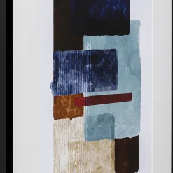 Store Schilderij Box Back Blue 60x80cm Wanddecoratie|Kasten