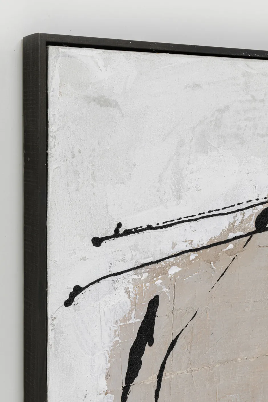 Hot Schilderij Dust Grey 100x100cm Wanddecoratie|Kasten