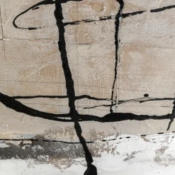 Hot Schilderij Dust Grey 100x100cm Wanddecoratie|Kasten