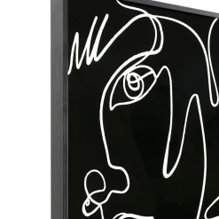 Clearance Schilderij Faccia Arte Drawing 150x100cm Wanddecoratie|Kasten