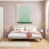 Fashion Schilderij Flower Boat Beige Green 120x160cm Wanddecoratie