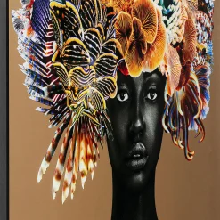 Best Sale Schilderij Flower Hair 120x120cm Wanddecoratie|Kasten