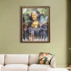 Store Schilderij Ma-de-moi-selle Lisa 130x163cm Wanddecoratie|Kasten