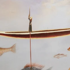Fashion Schilderij Met Lijst Cloud Fisherman Boat 60x120cm Tuinmeubelen