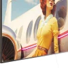 Best Schilderij Met Lijst LED Jetset Lean Lady 120x80cm Wanddecoratie|Kasten