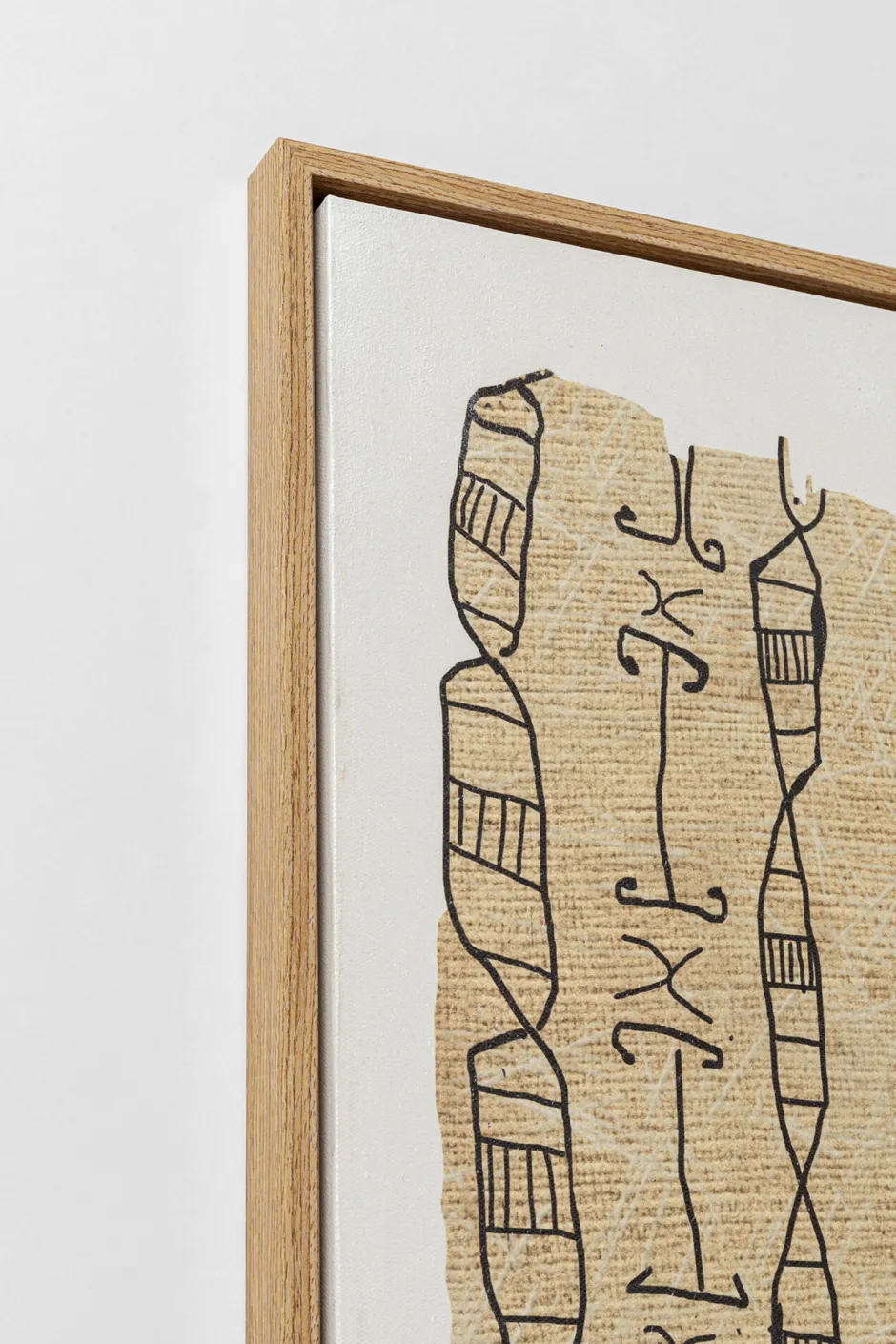 Outlet Schilderij Met Lijst Native Lines 50x150cm Wanddecoratie|Kasten